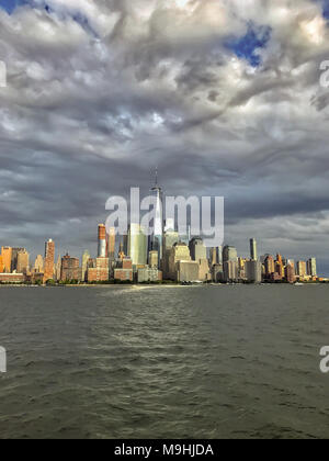 Lower Manhattan, également connu sous le nom de centre-ville de Manhattan, est la partie la plus méridionale de l'île Banque D'Images