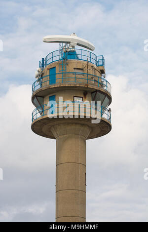 Tour de garde-côtes Calshot près de Southampton dans le Hampshire, au Royaume-Uni Banque D'Images