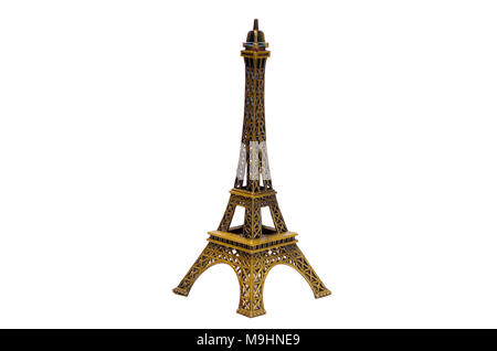 Tour Eiffel isolé sur fond blanc Tour Eiffel Isoler Modèle
