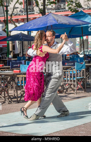 Les danseurs de tango à Buenos Aires, Argentine Banque D'Images