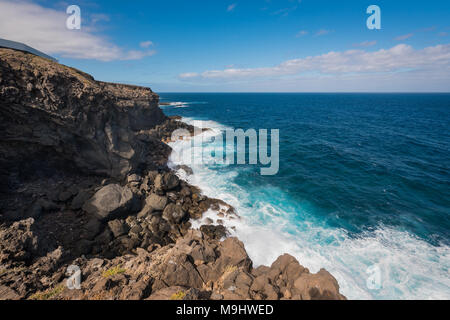 Paysage littoral à Buenavista, au nord de l'île de Tenerife, Canaries, Espagne. Banque D'Images