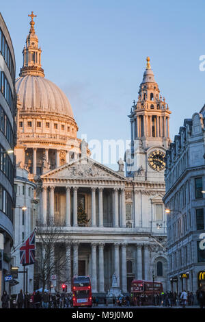 L'Angleterre, Londres, ville de Londres, de la cathédrale St.Pauls Banque D'Images