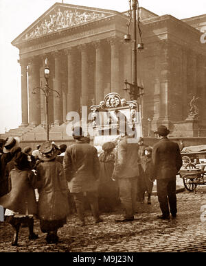 Punch et Judy Show, Liverpool, début des années 1900 Banque D'Images