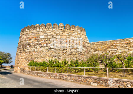 Fortifications de Chittor Chittorgarh fort dans la ville de l'Inde Banque D'Images