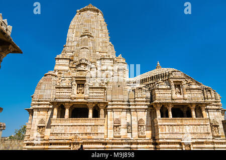 Meera Temple à Chittor Fort. Le Rajasthan, Inde Banque D'Images