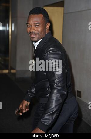 New York, NY, USA. Mar 26, 2018. New York, USA. 26 mars, 2018. Lyriq Bent, vu au Today Show pour promouvoir l'acrimonie dehors et environ pour la célébrité Candids - MON, New York, NY 26 Mars, 2018. Credit : Derek Storm/Everett Collection/Alamy Live News Banque D'Images