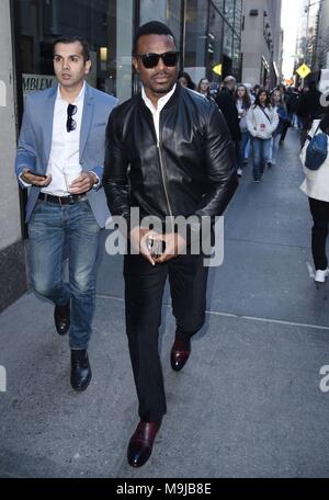 New York, NY, USA. Mar 26, 2018. New York, USA. 26 mars, 2018. Lyriq Bent, vu au Today Show pour promouvoir l'acrimonie dehors et environ pour la célébrité Candids - MON, New York, NY 26 Mars, 2018. Credit : Derek Storm/Everett Collection/Alamy Live News Banque D'Images