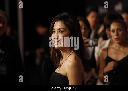 Hong Kong, Chine. Mar 26, 2018. L'actrice Michelle Yeoh Hong Kong au gala annuel de l'AMFAR à Hong Kong.Mar 26, 2018 Hong Kong.ZUMA/Liau Chung Ren : Crédit Liau Chung Ren/ZUMA/Alamy Fil Live News Banque D'Images