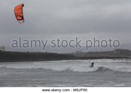 Sligo, Irlande. 27 mars, 2018. Météo Irlande : venteux à Sligo, Irlande/reallifephotos Crédit : Alamy Live News Banque D'Images