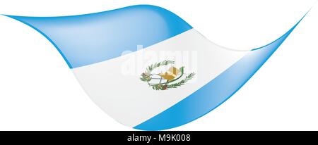 Guatemala drapeau, vector illustration Illustration de Vecteur