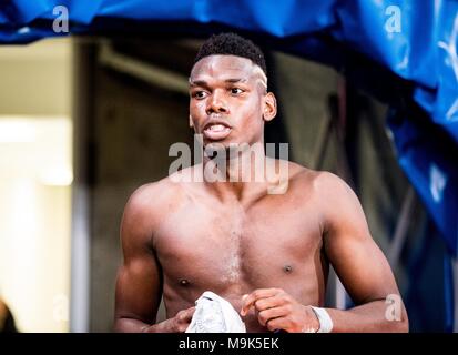 05 mars , Londres , Angleterre , Selhurst Park Stadium , Paul Pogba Manchester United joueur pendant la premier league match contre Crystal Palace Banque D'Images