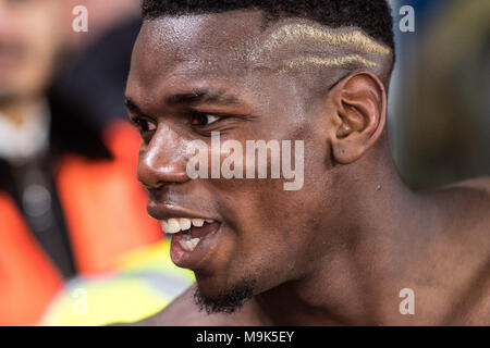 05 mars , Londres , Angleterre , Selhurst Park Stadium , Paul Pogba Manchester United joueur pendant la premier league match contre Crystal Palace Banque D'Images