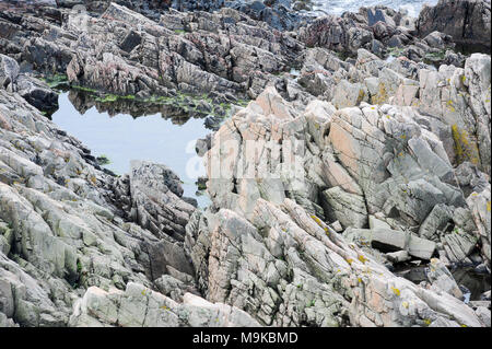 La réserve naturelle de Kullaberg Kullaberg sur une péninsule en Molle, Skane, Sweden. 15 août 2010 © Wojciech Strozyk / Alamy Stock Photo Banque D'Images