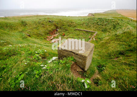 55 Infanteriestutzpunkt (Ferring Ferring Ferring Bastion) dans la région centrale, le Danemark, le Danemark. 18 août 2010, a été l'une des fortifications de défense Banque D'Images