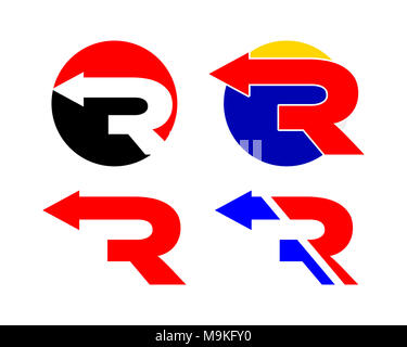 Est un symbole dans la forme d'une combinaison de lettres Banque D'Images