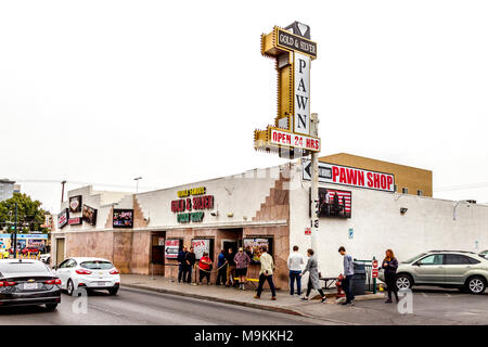 L'or et Siver Pawn Shop, S Las Vegas Blvd. Boulevard Banque D'Images