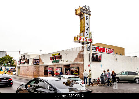 L'or et Siver Pawn Shop, S Las Vegas Blvd. Boulevard Banque D'Images