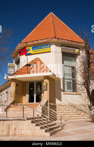 Le Maroc, Ifrane, Moyen Atlas resort, Poste Maroc, Post Office building Banque D'Images