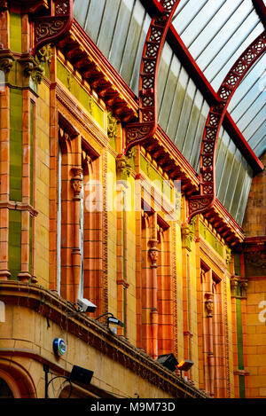 Intérieur de l'Arcade Miller classé Grade II à Preston Lancashire Banque D'Images