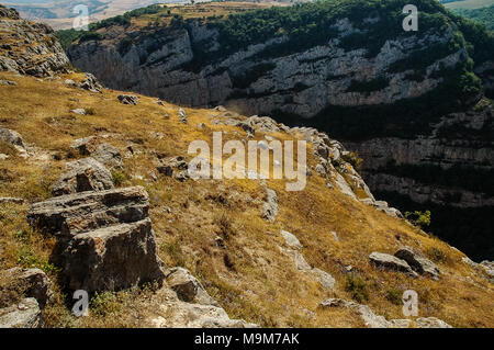 Hunot gorge. Rocky montagnes de calcaire dans le Haut-Karabakh, un territoire contesté entre l'Arménie et l'Azerbaïdjan mais internationalement reconnu comme partie Banque D'Images