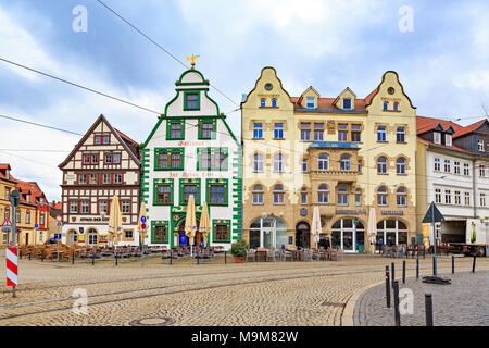 ERFURT, ALLEMAGNE - circa 2018, mars : le city scape de ville d'Erfurt en Allemagne Banque D'Images