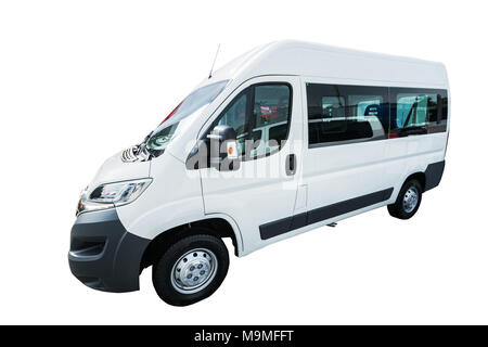 Auto moderne isolé bus with clipping path. Transports urbains de voyageurs. Banque D'Images