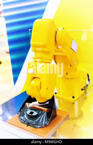 Controler de main robotique Banque D'Images