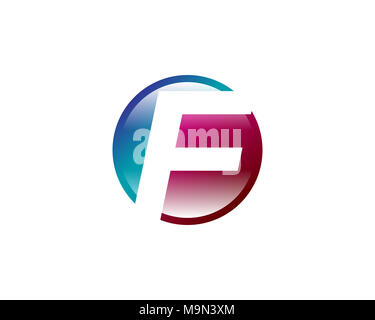 Est un symbole dans la forme d'une combinaison de lettres Banque D'Images