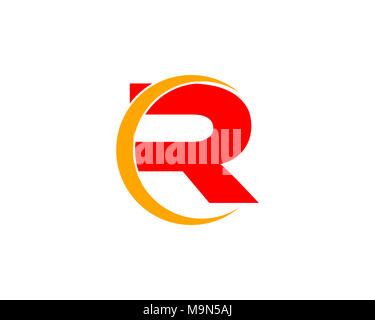 Est un symbole dans la forme d'une combinaison de lettres Banque D'Images