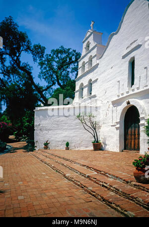 Mission San Diego de Alcalá, Californie Banque D'Images