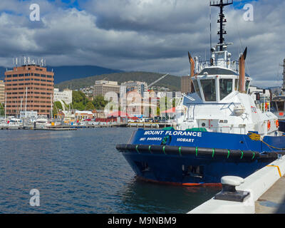 Victoria Dock, à Hobart, Tasmanie, Australie Banque D'Images