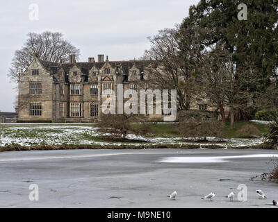 Wakehurst Place, Maison & Jardin botanique de l'hiver Banque D'Images