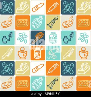 Hand Drawn Icons Set - Ménage 5 Illustration de Vecteur