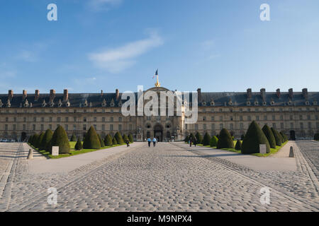 Musée de l'armée, Musée des Plans-Reliefs, Musée de lOrdre de la libération, Musée d'histoire contemporaine à l'hôtel National des Invalides. Banque D'Images