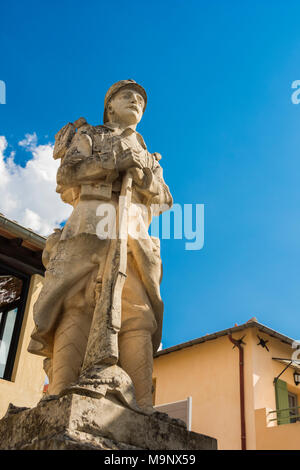 La Première Guerre mondiale statue Banque D'Images