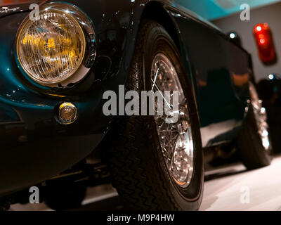 Détail d'une Ferrari 166 Barchetta De 1950 M, Ferrari est un constructeur automobile italien fondé en Italie en 1947. Banque D'Images