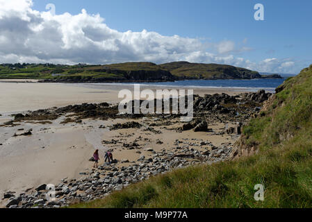 Plage de sable, plage Bettyhill, Sutherland, Highlands, Ecosse, Grande-Bretagne Banque D'Images