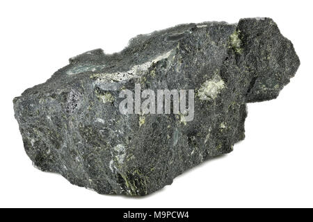 Afrique du Sud de kimberlite isolé sur fond blanc Banque D'Images