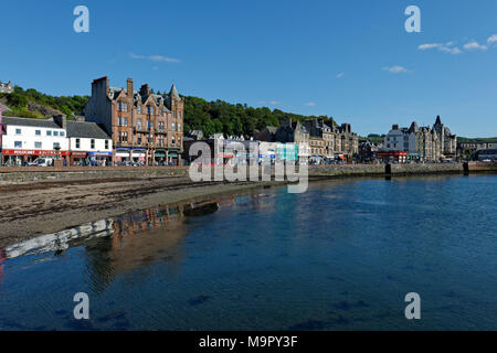 Port et du centre de la ville, Oban, Argyll and Bute, Ecosse, Grande-Bretagne Banque D'Images