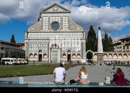 Santa Maria Novella, Florence, Italie Banque D'Images