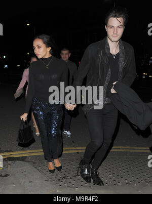 Peu de mélange de Thirlwall Jade et petit ami Jed Elliott à Mahiki comprend : Kensington Thirlwall Jade Où : London, Royaume-Uni Quand : 25 Feb 2018 Credit : WENN.com Banque D'Images