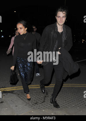 Peu de mélange de Thirlwall Jade et petit ami Jed Elliott à Mahiki comprend : Kensington Thirlwall Jade Où : London, Royaume-Uni Quand : 25 Feb 2018 Credit : WENN.com Banque D'Images