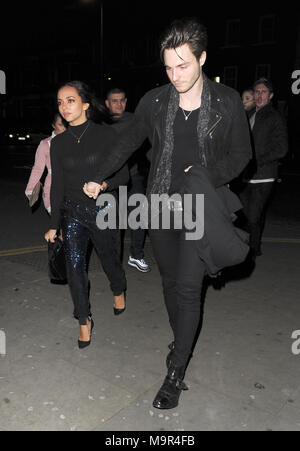 Peu de mélange de Thirlwall Jade et petit ami Jed Elliott à Mahiki comprend : Kensington Thirlwall Jade Où : London, Royaume-Uni Quand : 25 Feb 2018 Credit : WENN.com Banque D'Images