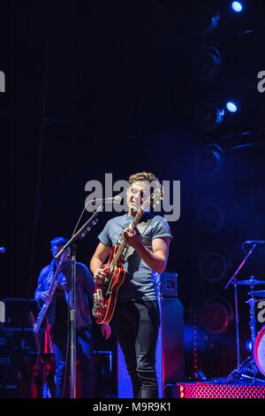 Niall Horan, Glasgow SSE Hydro 2018,Flicker World Tour, adorée par l'immense foule à l'Armadillo Glasgow Banque D'Images