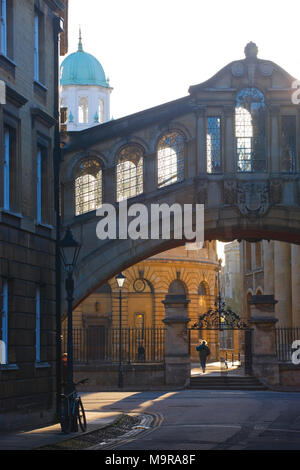 Pont des Soupirs Oxford Oxfordshire England Banque D'Images