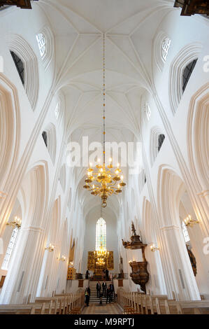 Sankt Knuds gothique Domkirke (St. La Cathédrale de Canute) à Odense, région du sud du Danemark, le Danemark. 21 août 2010, construit à partir de la fin du XIII 100 Banque D'Images