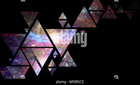 Résumé Contexte géométrique galaxy. Éléments de cette image fournie par la NASA. Banque D'Images