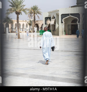 La Grande Mosquée, Touba, au Sénégal. Banque D'Images