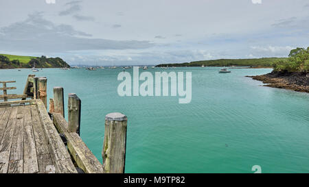 Voir d'Islington bay à partir de la piste côtière sur l'île de Rangitoto Nouvelle-zélande Banque D'Images