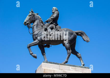 Le général José de San Martin, la Plaza San Martin, Retiro, Buenos Aires, Argentine Banque D'Images